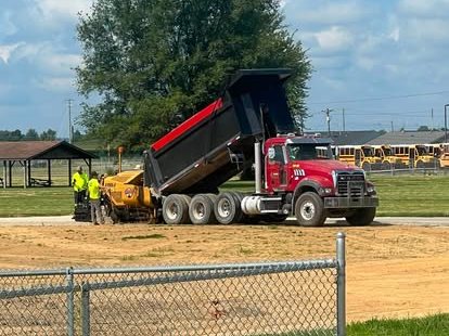 Fill placement at school campus